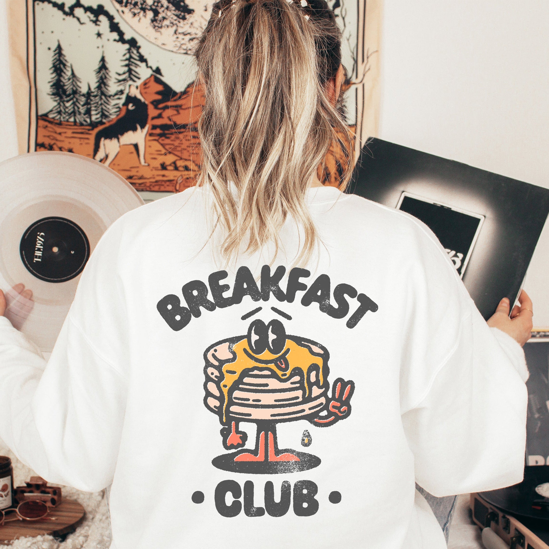 Breakfast Club T-Shirt – Retro Bohemian Vintage Design