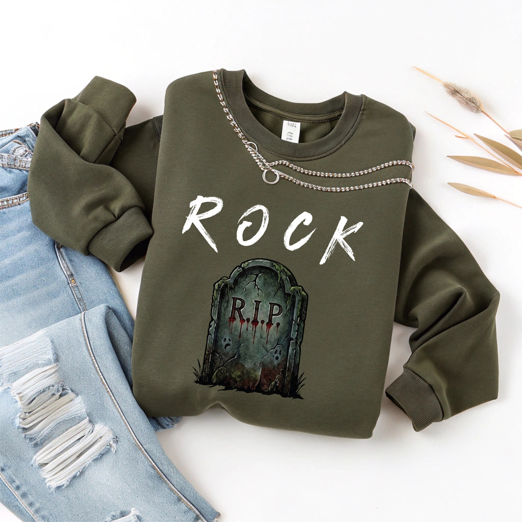 Rock Paper Scissors Halloween T-Shirt & Sweatshirt