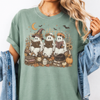 Comfort Colors Bookish Ghost Halloween Shirt – Ghost Reading Book Fall Graphic Tee