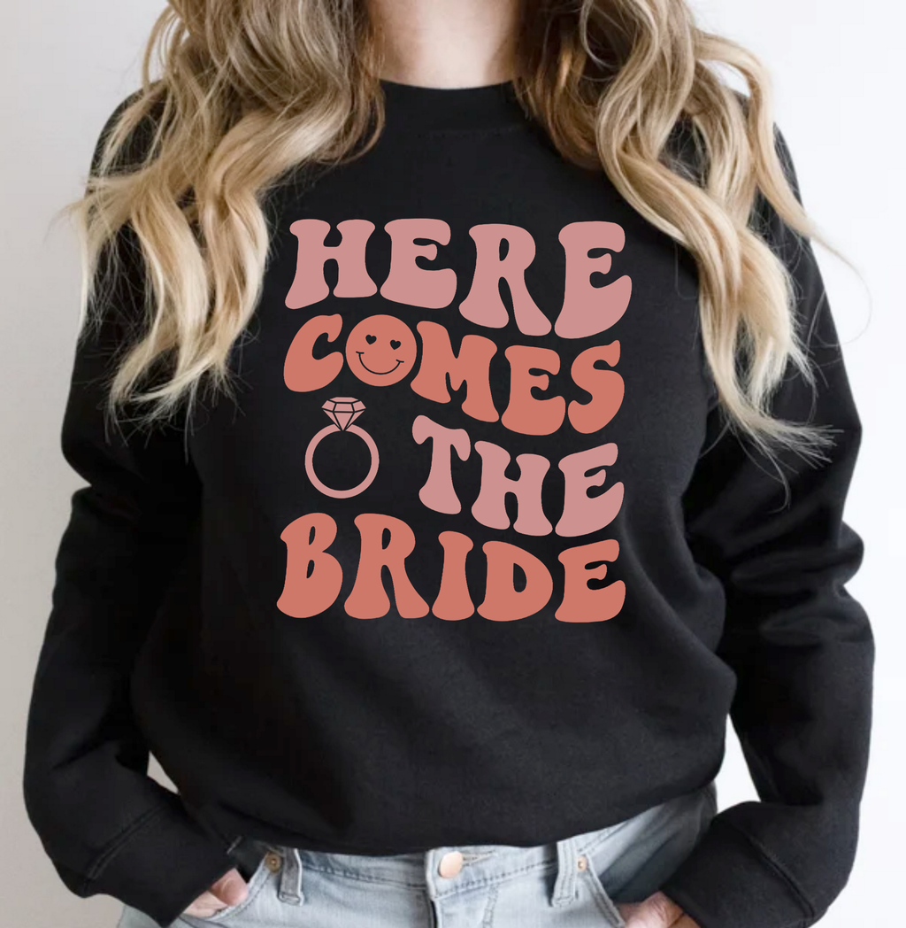 Bachelorette Party T-Shirt | Here Comes the Bride