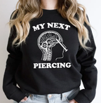 Lobotomy T-Shirt – 'My Next Piercing' Graphic Tee