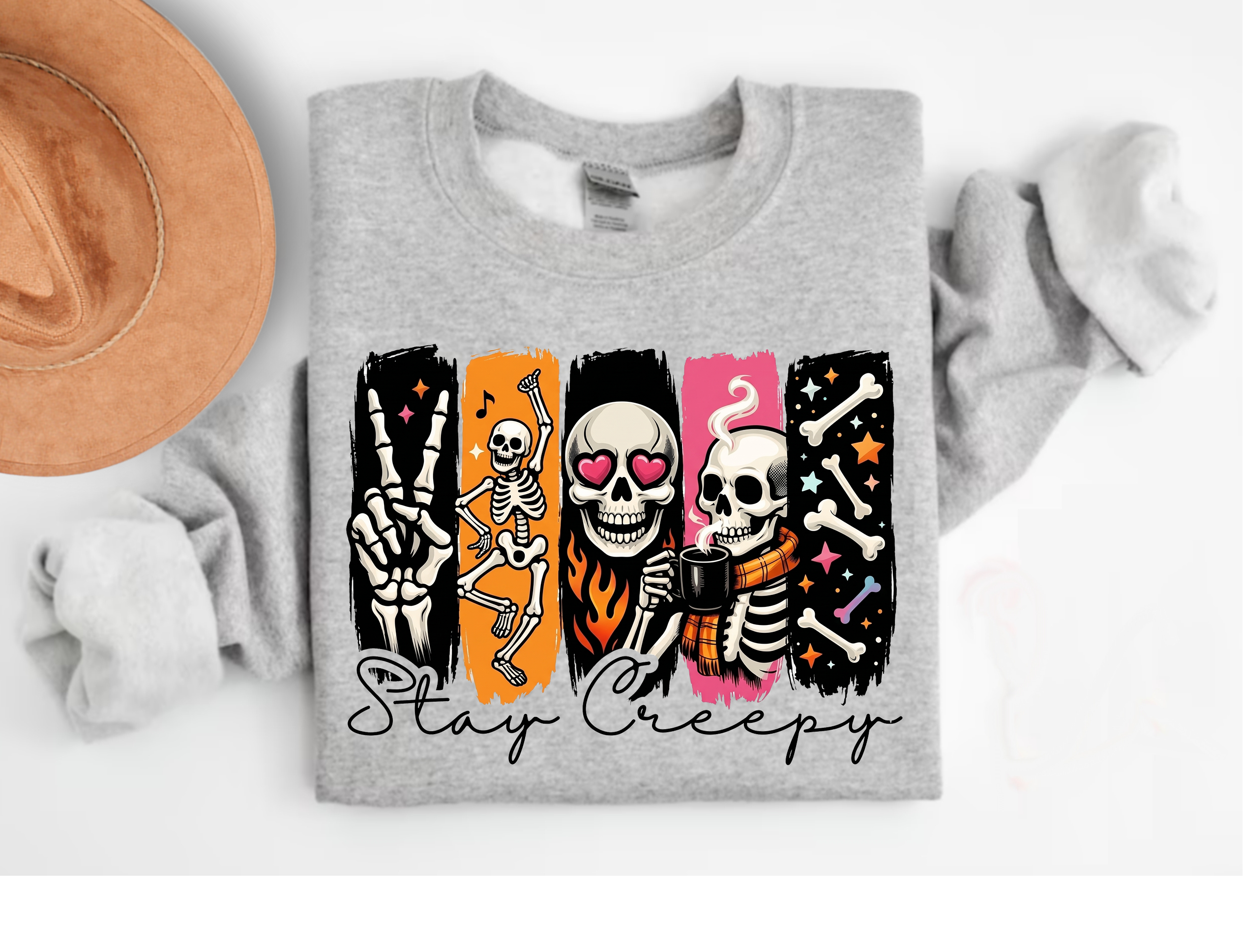 Stay Creepy T-Shirt – Halloween Graphic Tee & Sweatshirt