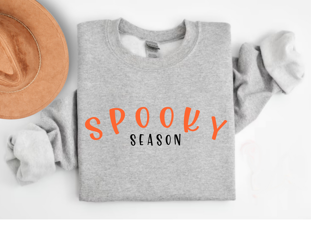Spooky Season T-Shirt with Halloween Pumpkin Face