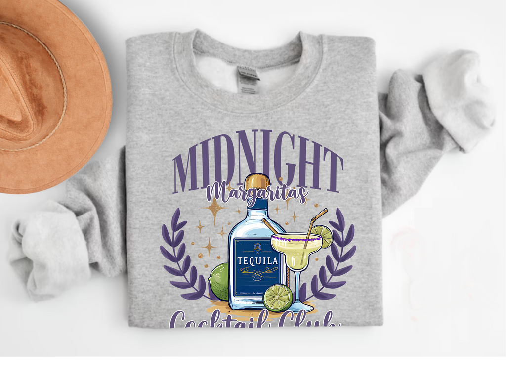 Midnight Margaritas Cocktail Club T-Shirt & Sweatshirt