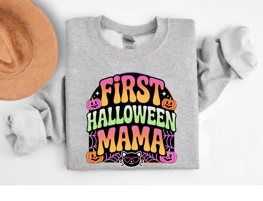 First Halloween Mama T-Shirt | New Mom Halloween Tee