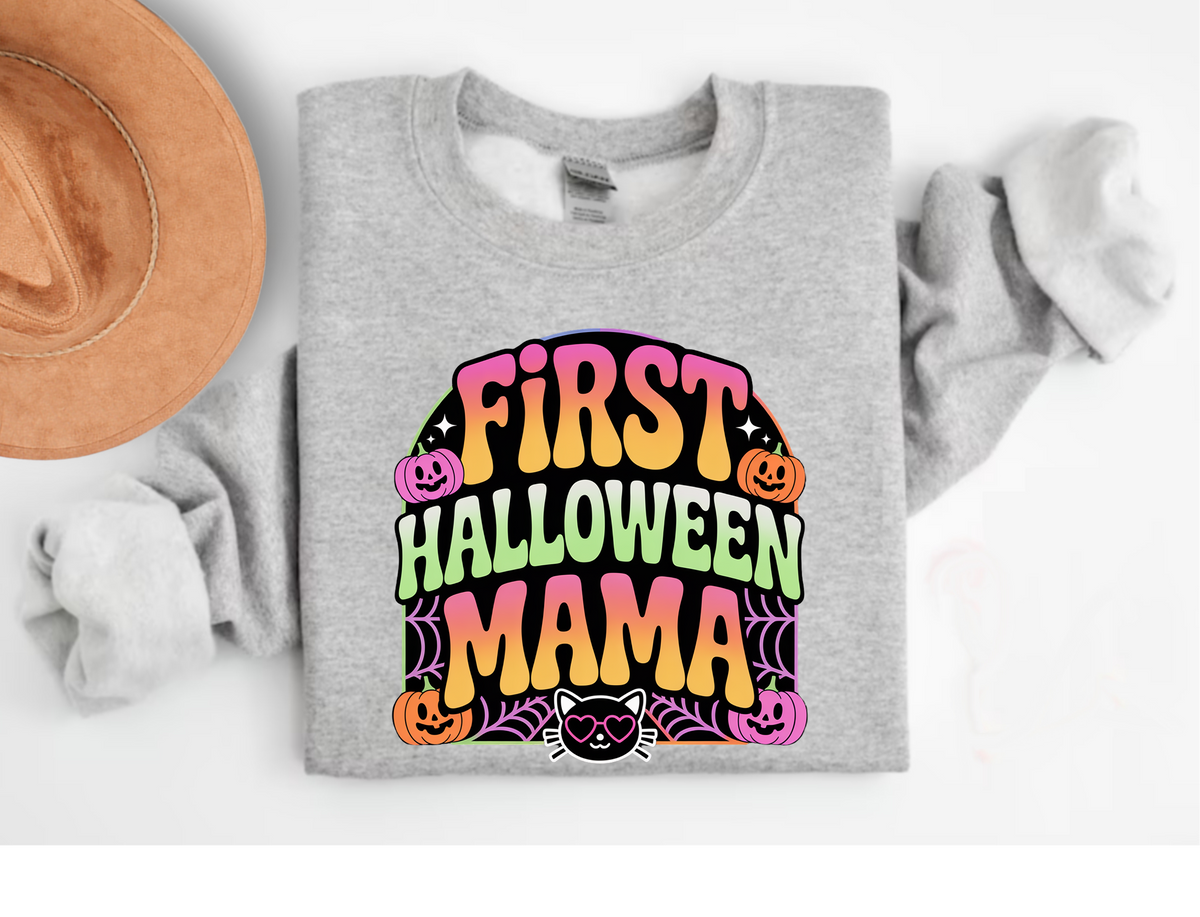 First Halloween Mama T-Shirt | New Mom Halloween Tee