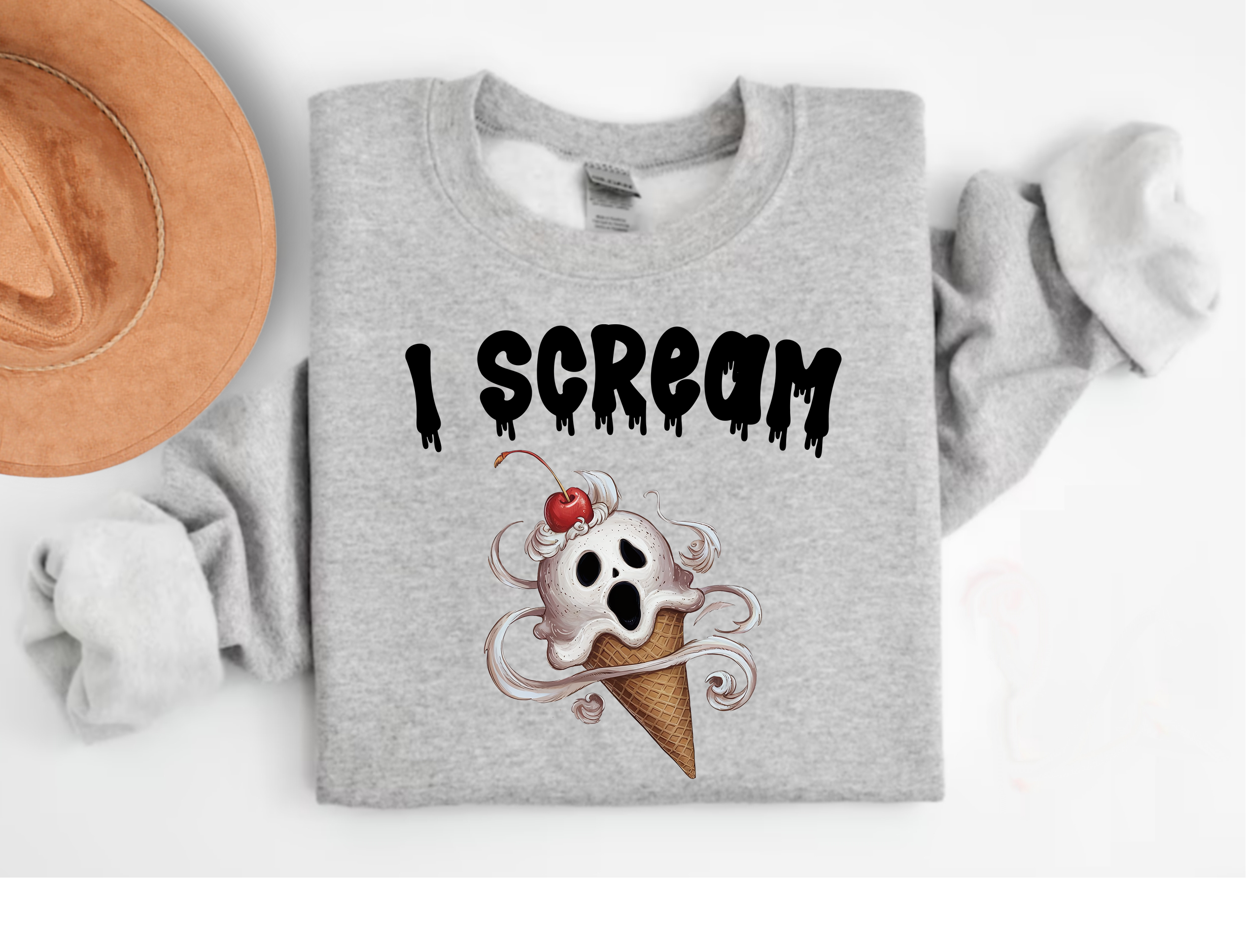 I Scream Shirt Halloween Graphic Tee for Horror Fans
