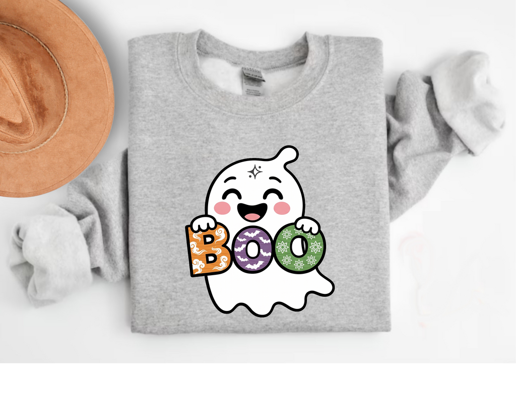 Cute Ghost Boo T-Shirt – Adorable Spirit Graphic Tee