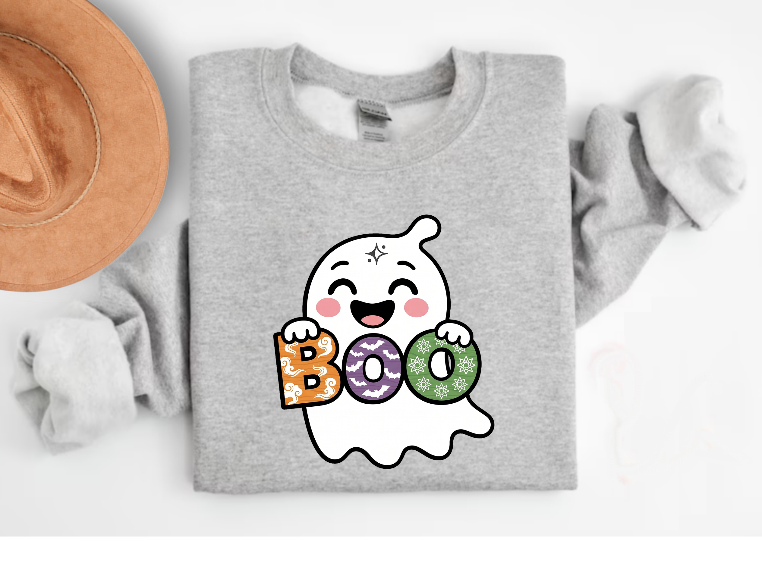 Cute Ghost Boo T-Shirt – Adorable Spirit Graphic Tee