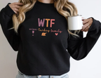 WTF Wine Turkey Family T-Shirt – Thanksgiving Humor Tee