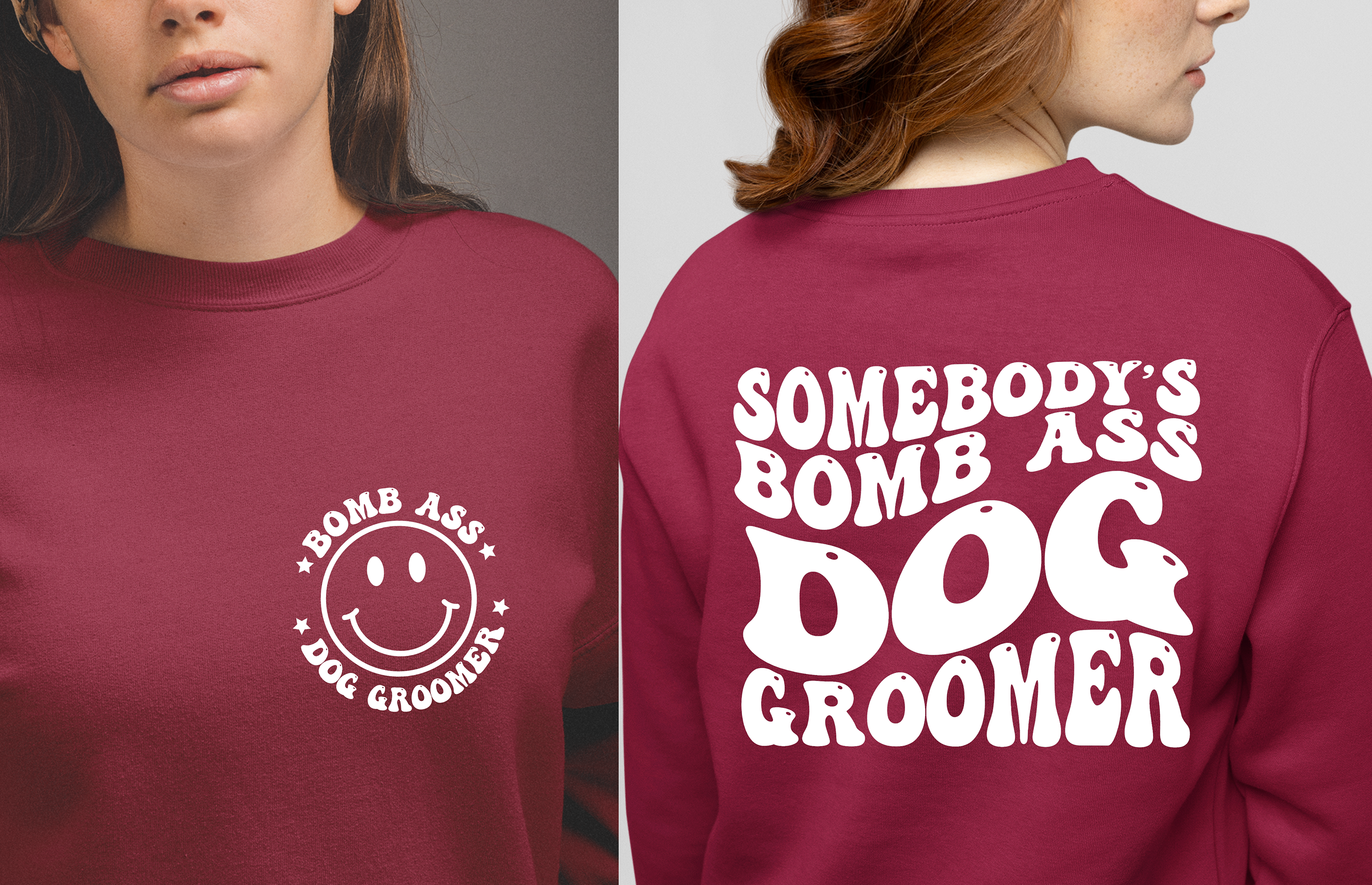 Dog Groomer T-Shirt - Bomb Ass Dog Groomer Sweatshirt