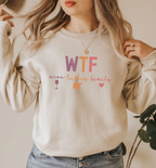 WTF Wine Turkey Family T-Shirt – Thanksgiving Humor Tee