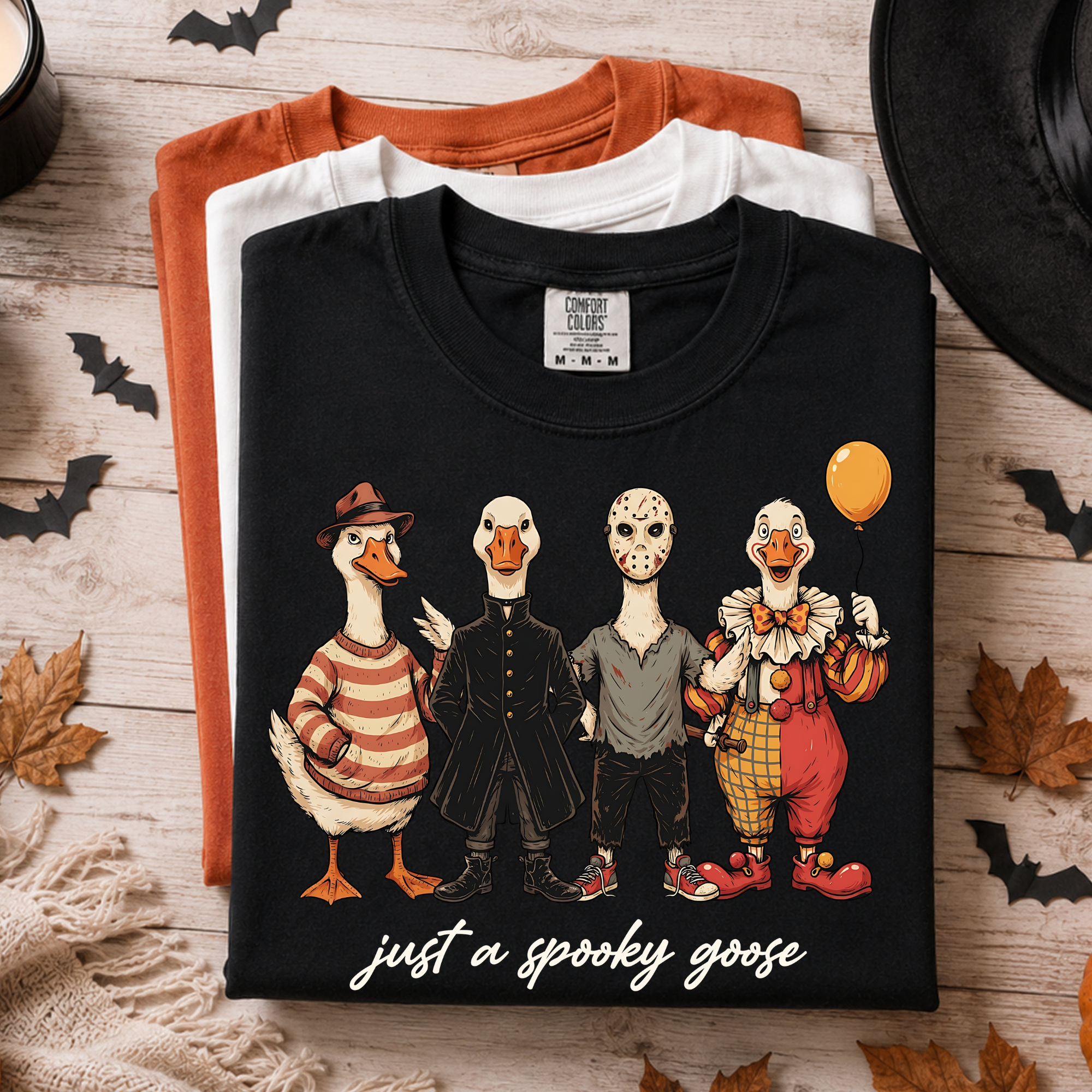 Comfort Colors Spooky Goose Horror Movie Halloween Shirt