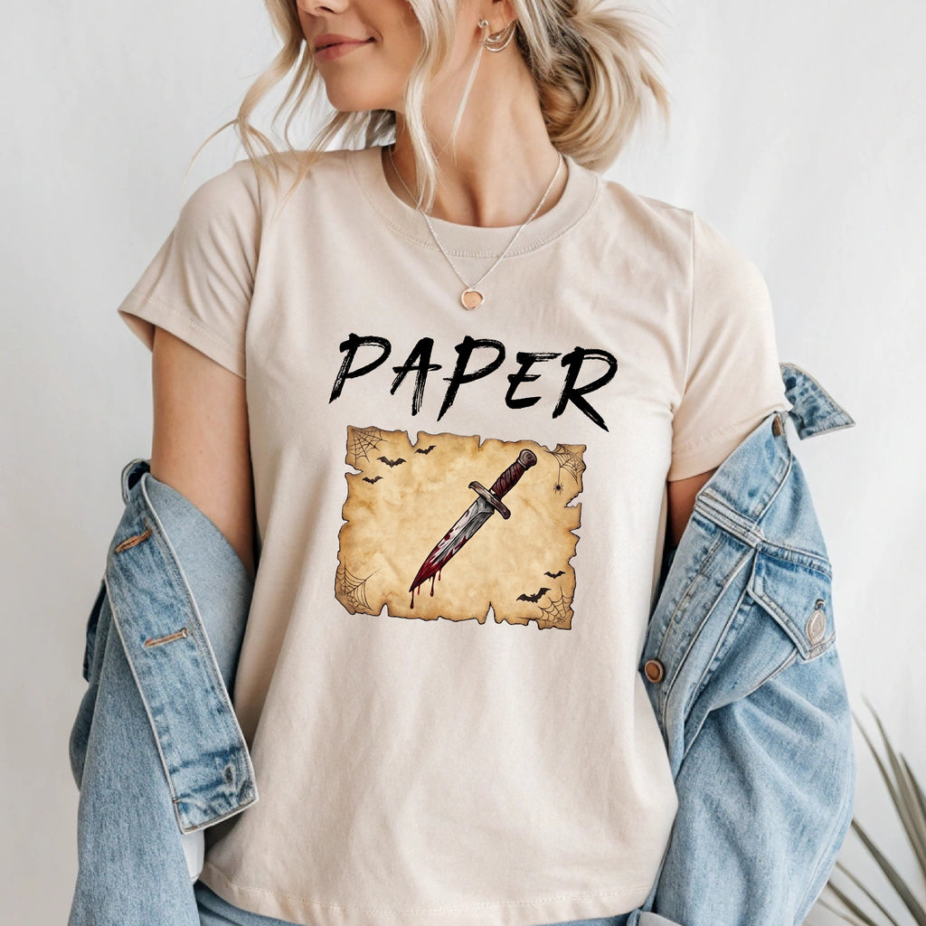 Rock Paper Scissors Halloween T-Shirt & Sweatshirt