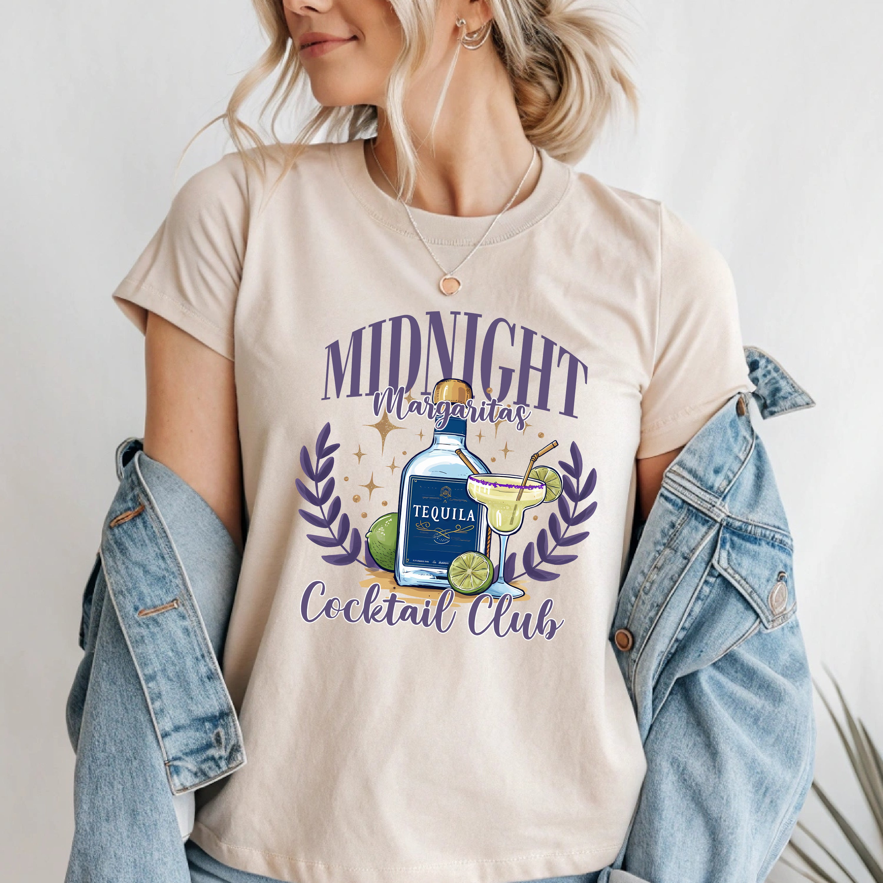 Midnight Margaritas Cocktail Club T-Shirt & Sweatshirt