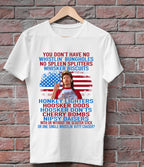 Joe Dirt Fireworks Quote Graphic T-Shirt - Whistlin' Bungholes Tee