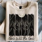 Girls Will Be Girls Halloween Shirt | Funny Graphic Tee