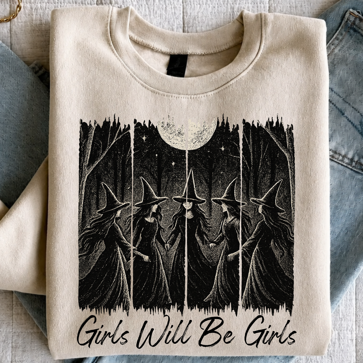 Girls Will Be Girls Halloween Shirt | Funny Graphic Tee