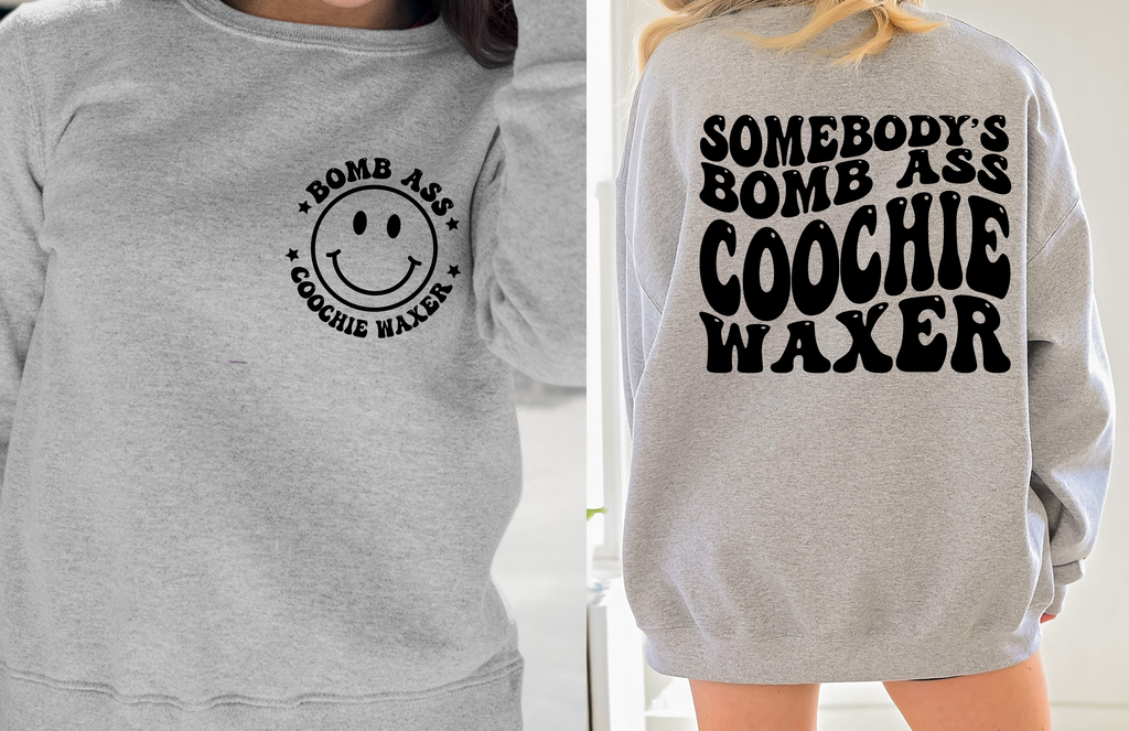 Somebody's Bomb Ass Coochie Waxer T-Shirt | Funny Esthetician Graphic Tee