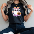 Cute Ghost Bow T-Shirt & Sweatshirt | Kawaii Halloween
