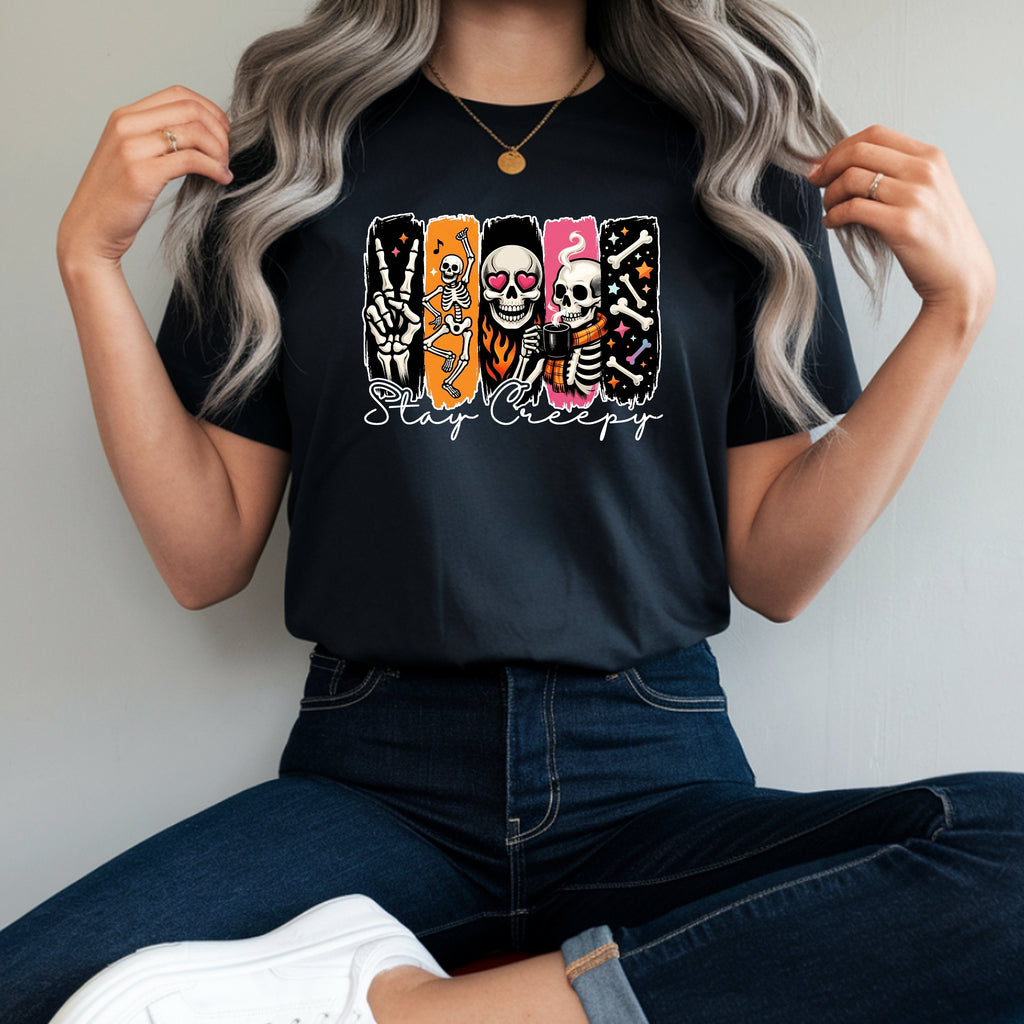 Stay Creepy T-Shirt – Halloween Graphic Tee & Sweatshirt