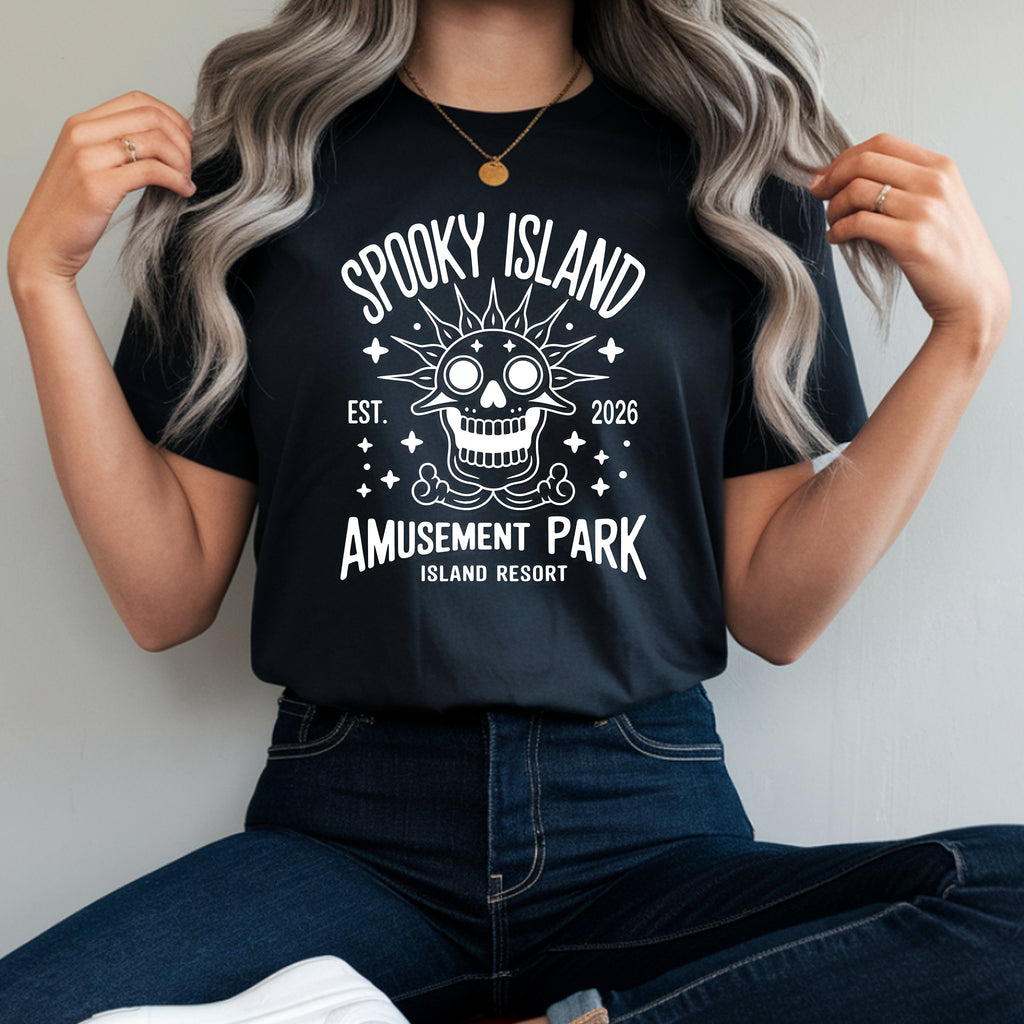 Spooky Island T-Shirt – Halloween Graphic Tee