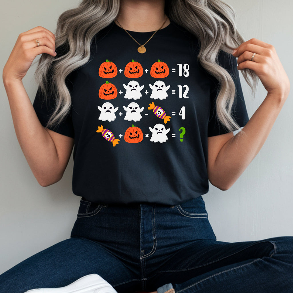 Halloween Math Teacher T-Shirt & Sweatshirt for Educators