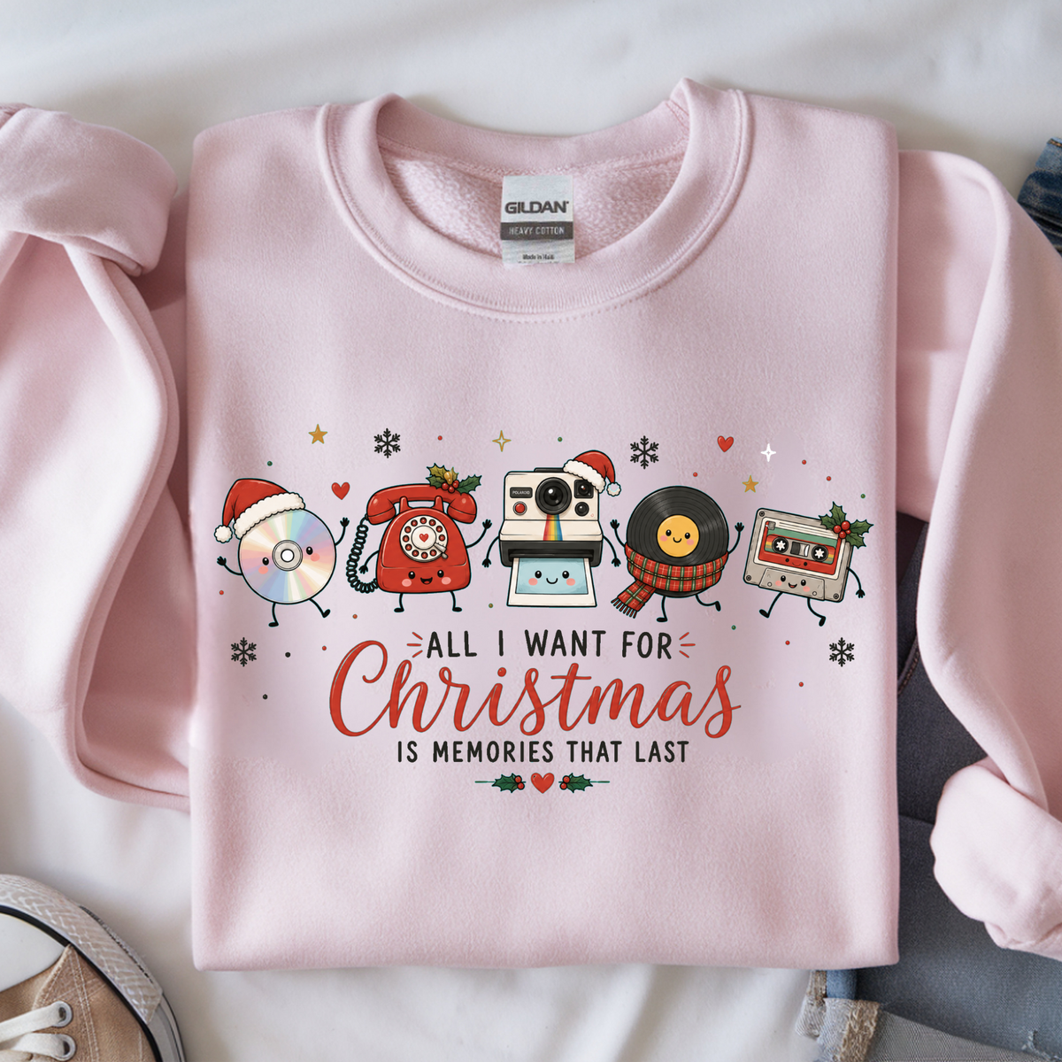 Retro Christmas Memories Sweatshirt, T-shirt
