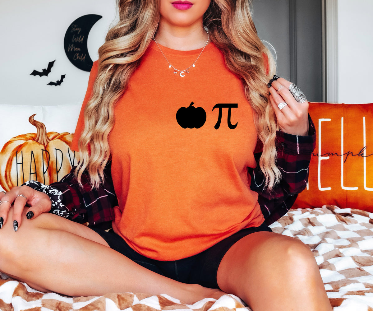 Pumpkin Pi T-Shirt – Halloween Math Humor Tee