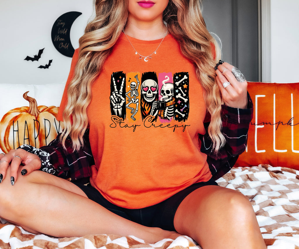 Stay Creepy T-Shirt – Halloween Graphic Tee & Sweatshirt
