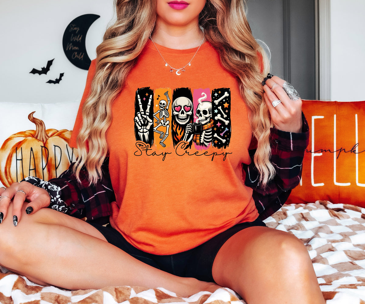 Stay Creepy T-Shirt – Halloween Graphic Tee & Sweatshirt