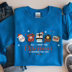 Retro Christmas Memories Sweatshirt, T-shirt