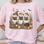 Comfort Colors Bookish Ghost Halloween Shirt – Ghost Reading Book Fall Graphic Tee