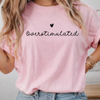 Overstimulated Graphic Crewneck Sweatshirt T-shirt