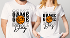 "Game Day" Basketball T-Shirt - Cute Stacked Text Sports Graphic Tee