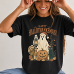 Happy HalloThanksMas Shirt | Funny Holiday Mashup Tee