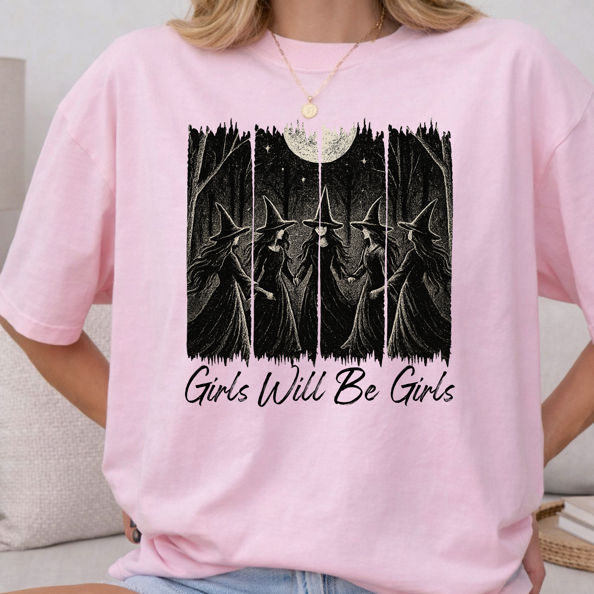 Girls Will Be Girls Halloween Shirt | Funny Graphic Tee