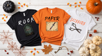 Rock Paper Scissors Halloween T-Shirt & Sweatshirt