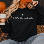Overstimulated Graphic Crewneck Sweatshirt T-shirt