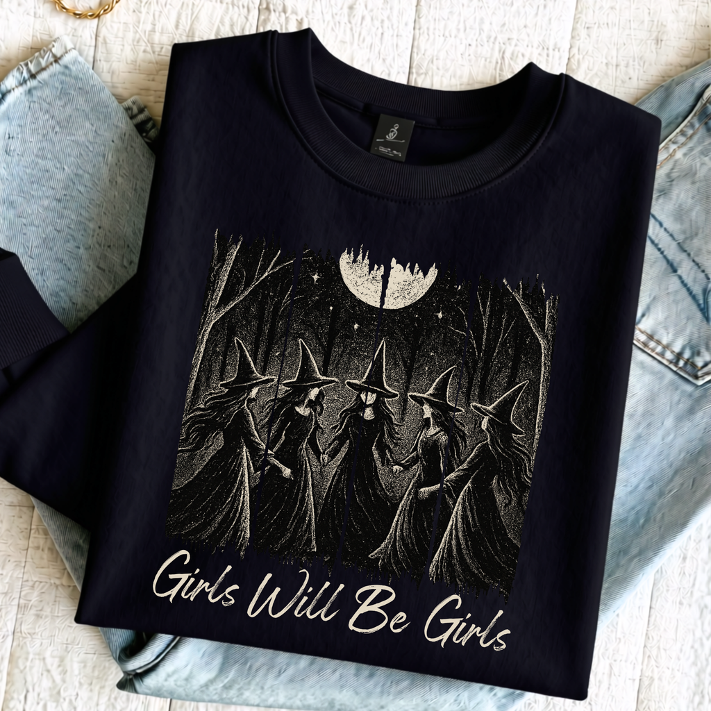Girls Will Be Girls Halloween Shirt | Funny Graphic Tee