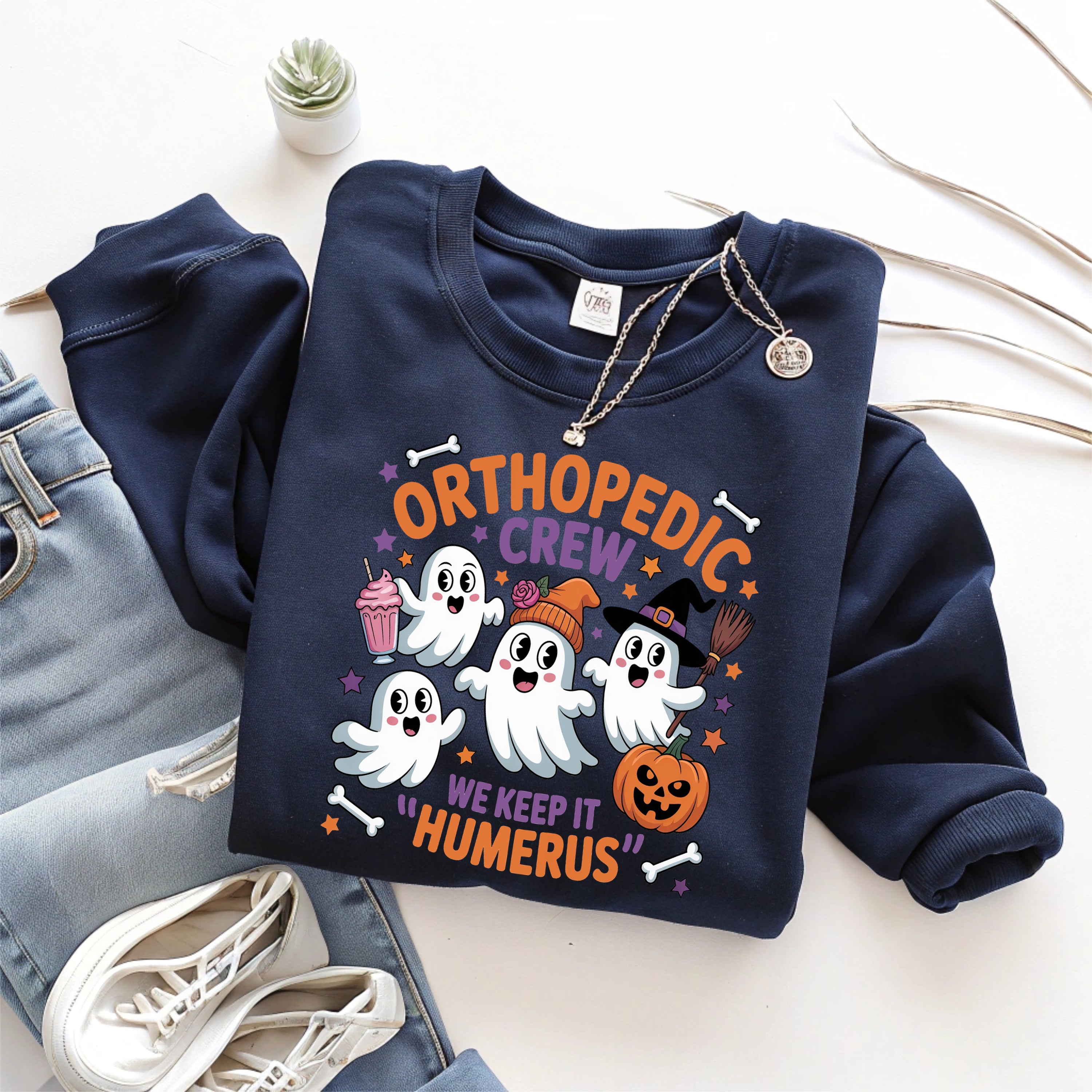 Orthopedic Crew Shirt We Keep It Humerus Halloween