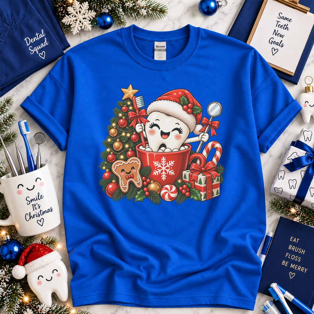 Cute Christmas Dentist Sweatshirt, T-shirt