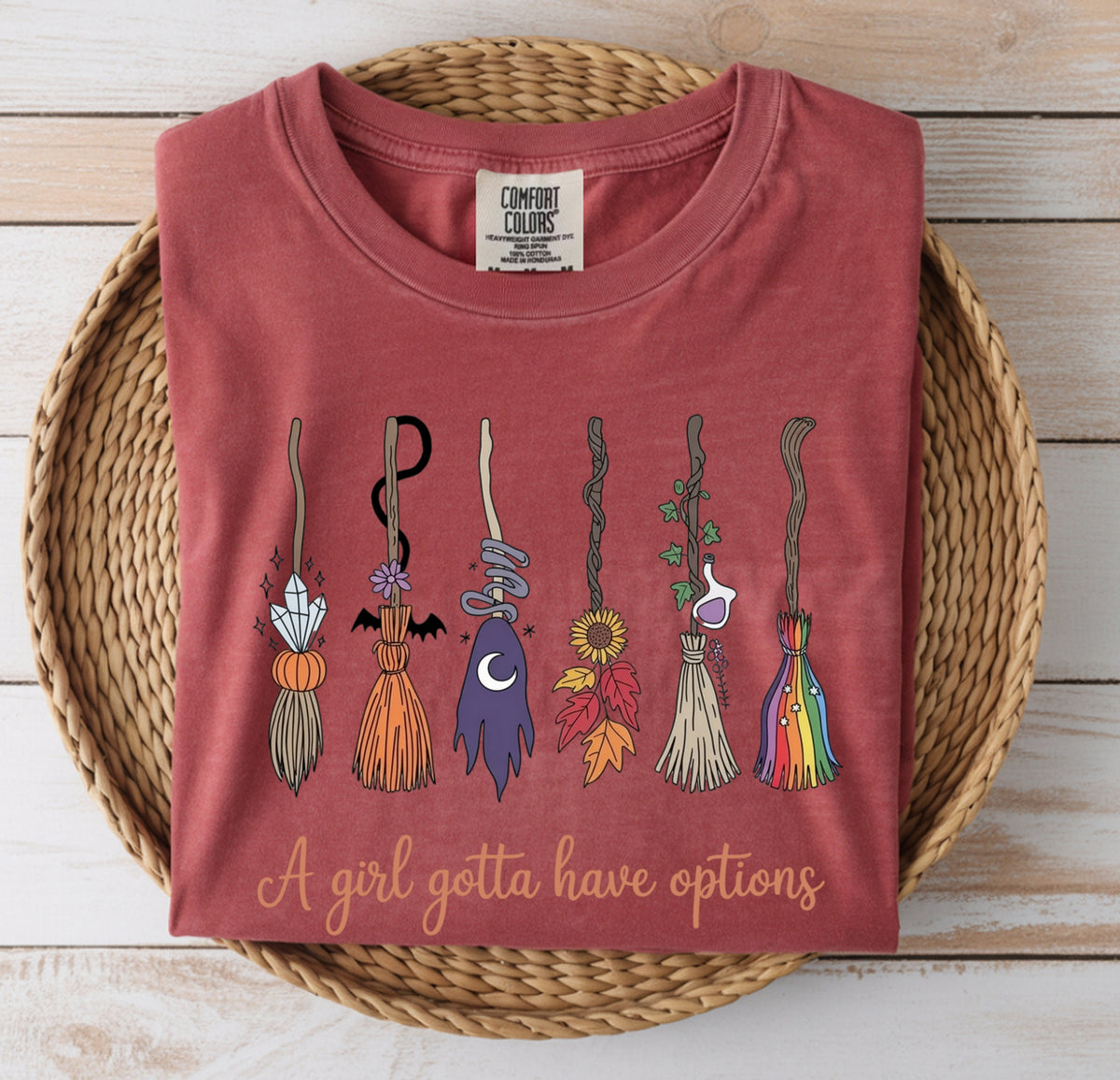 A Girl Gotta Have Options Halloween Shirt for Women