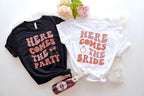 Bachelorette Party T-Shirt | Here Comes the Bride