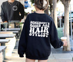 "Somebody's Bomb Ass Hair Stylist" Retro Graphic T-Shirt