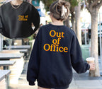 Out of Office T-Shirt – Casual Graphic Tee for Work-Life Balance