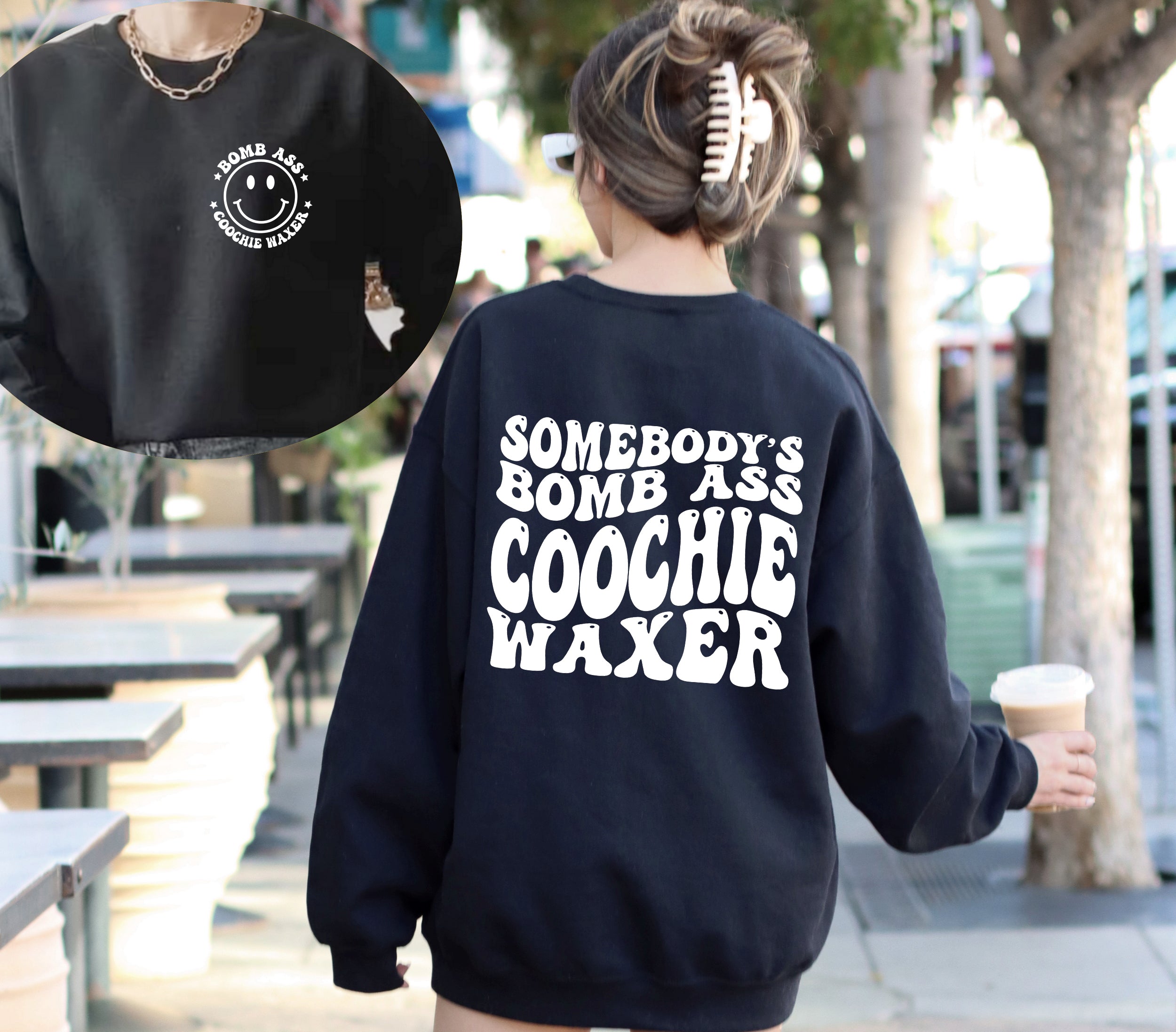 Somebody's Bomb Ass Coochie Waxer T-Shirt | Funny Esthetician Graphic Tee
