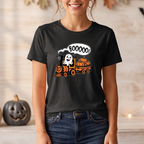 Ghost Train Halloween T-Shirt - Spooky Boooo Design