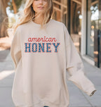 "American Honey" Fourth of July T-Shirt - Patriotic Country Music Graphic Tee