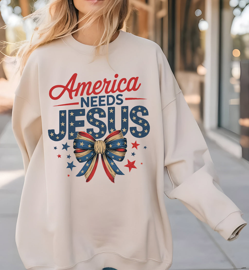 America Needs Jesus T-Shirt | Faith Statement Apparel